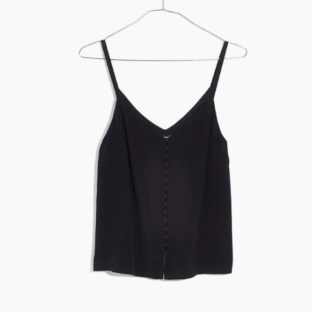 Madewell tank with buttons